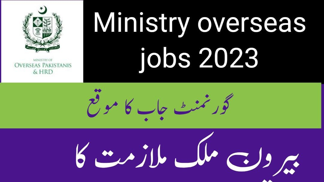 Latest Ministry of Overseas Pakistanis Jobs 2023